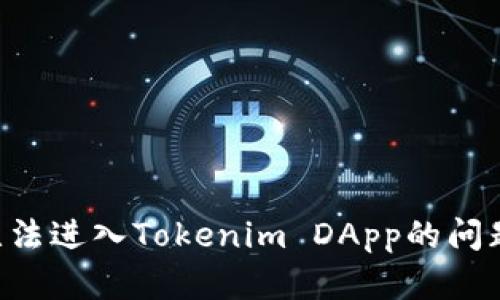 如何解决无法进入Tokenim DApp的问题:全面指南